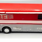 Red DPJ Promotions Motor Coach, BTTS Smooth Side Bus Bank for Restoration