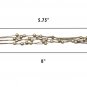 8" Sterling Silver Multi-Strand 3mm Ball & Chain Bracelet with Toggle Closure