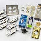 Mixed Lot 16 Electric Switch Plate Covers, Outlets, Wall Switches Mixed Lot 16 Electric Switch Plate Covers, Outlets, Wall Switches