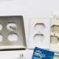 Mixed Lot 16 Electric Switch Plate Covers, Outlets, Wall Switches