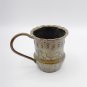United Arab Republic, Copper/ Nickel Hand Hammered & Etched Handled Cup