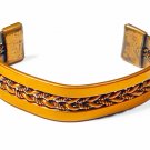 Vintage Copper Braided Rope Adjustable 15mm Cuff Bracelet