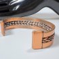 Vintage Copper Braided Rope Adjustable 15mm Cuff Bracelet