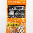 5-PK Everbilt #12-24 Stainless-Steel Machine Screw Nuts 816401 5-PK Everbilt #12-24 Stainless-Steel Machine Screw Nuts 816401