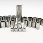 ALLTRADE 28-Piece Shallow Socket Set, Metric & SAE, 12 pt &6 pt, 1/4 + 3/8 Drive