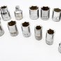 ALLTRADE 28-Piece Shallow Socket Set, Metric & SAE, 12 pt &6 pt, 1/4 + 3/8 Drive