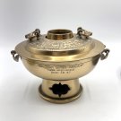 Mid-Century Korean Bronzeware Hot Pot — Trophy from 1967 Osan Air Base