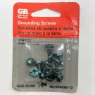 NEW 12-Pack Tinted Grounding Screws, 10-32 x 3/8" (9.525mm) Gardner Bender