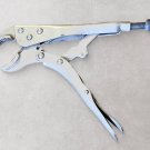Steel 9" Curved Jaw Locking Pliers, opens to  1-7/8 inches