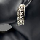 Vintage Glamorous Gala Crystal Chandelier Earrings, Estate Find! Vintage Glamorous Gala Crystal Chandelier Earrings, Estate Find!