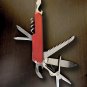 Vintage 3.5" Red 7-in-One Multi-Tool Folding Pocket Knife