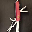 Vintage 3.5" Red Diamond Superior 7-in-One Multi-Tool Folding Pocket Knife