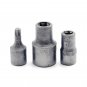 3pc Impact Sockets, External Torx  1/4" E-8 & 3/8" E-10 + FREE Square  1/4" T-27