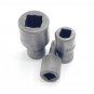 3pc Impact Sockets, External Torx  1/4" E-8 & 3/8" E-10 + FREE Square  1/4" T-27