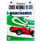 1958 Maserati 250F, Original Poster 1st National Hill Climb of Marchairuz, NM!