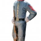 Confederate Soldier Civil War c.1900 3.5ft Statue from Shenandoah Valley, VA USA