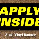 Apply Inside Banner 2x4 ft