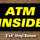 ATM Inside Banner 2x4 ft