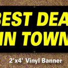 Best Deal In Town Banner 2x4 ft