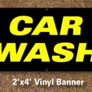 Car Wash Banner 2x4 ft