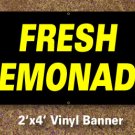 Fresh Lemonade Banner 2x4 ft