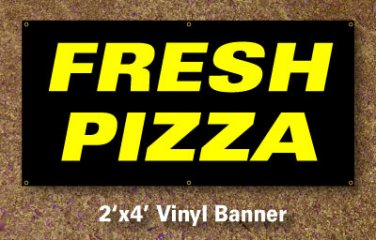 Fresh Pizza Banner 2x4 ft