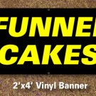 Funnel Cakes Banner 2x4 ft