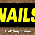 Nails Banner 2x4 ft