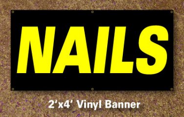 Nails Banner 2x4 ft