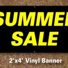 Summer Sale Banner 2x4 ft