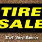Tire Sale Banner 2x4 ft