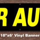 Car Audio Banner 18 inch x 6 ft