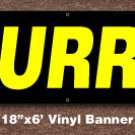 Churros Banner 18 inch x 6 ft