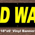 Cold Water Banner 18 inch x 6 ft