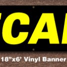 Pecans Banner 18 inch x 6 ft