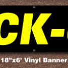 Pick-Up Banner 18 inch x 6 ft