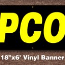Popcorn Banner 18 inch x 6 ft