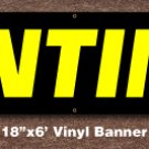 Tinting Banner 18 inch x 6 ft