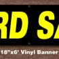 Yard Sale Banner 18 inch x 6 ft
