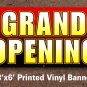 Grand Opening Banner 3x6 ft