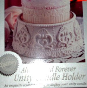NIB Wilton Always and Forever Unity Candle Holder