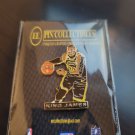 Lakers LeBron James Black Jersey NBA Champion Lapel Hat KB Patch Pin 2020 1.75"