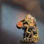 Lakers LeBron James Black Jersey NBA Champion Lapel Hat KB Patch Pin 2020 1.75"