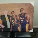 Los Angels Lakers Kobe Bryant, Odom, Pau Gasol Championship & MVP Canvas Picture