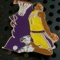 LAKERS KOBE BRYANT Famous DUNK Lapel Hat Pin Yellow Jersey #8 Siginture Edition