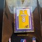 Los Angeles Kobe Bryant Retired #8 Jersey 3-D  Frame Lapel Pin 2017 1.75"