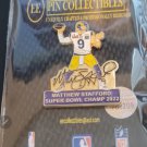 LA Rams Matthew Stafford Super Bowl LVI Championship Lapel Pin 1.75" Signature