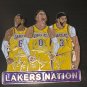 Lakers Russell Westbrook LeBron James Anthony Davis KB Lapel Hat Jersey Pin