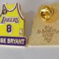 LAKERS KOBE BRYANT Gold ROOKIE JERSEY KB LAPEL HAT PIN  MAMBA FOREVER!