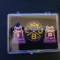 Los Angeles Lakers  LeBron James NBA Career Lapel  Jersey Pin  Set Display Case